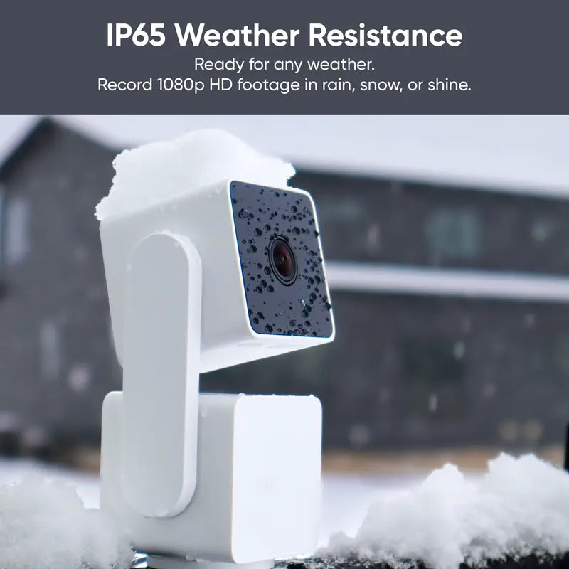 Wyze Cam Pan V3 — #1 Security Camera on Tiktok! Wired, Indoor/Outdoor Pan Tilt Zoom (PTZ) W/ 360 Degree Motion Tracking, Color Night Vision, HD, Wifi