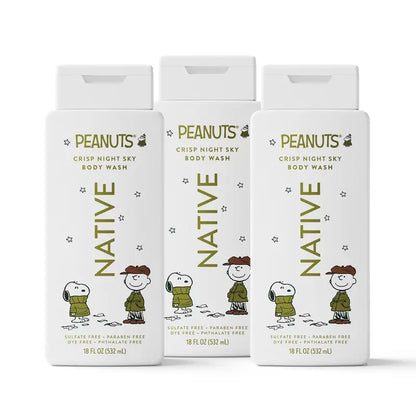 NATIVE Body Wash Discovery Trio – 3-Pack, 18 Oz, Sulfate-Free, Paraben-Free, Dye-Free, Rich Lather, Gentle Cleanse, 24HR Freshness