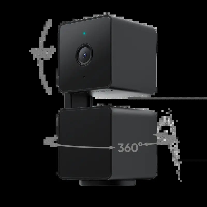 Wyze Cam Pan V3 — #1 Security Camera on Tiktok! Wired, Indoor/Outdoor Pan Tilt Zoom (PTZ) W/ 360 Degree Motion Tracking, Color Night Vision, HD, Wifi